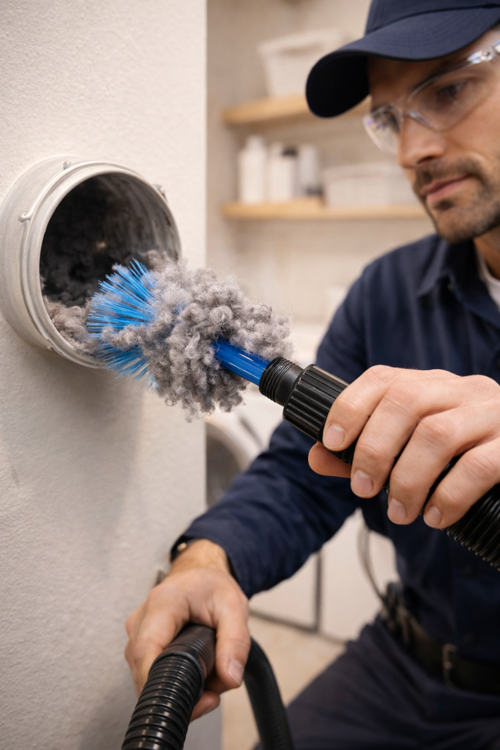Dryer vent cleaning to prevent lint buildup in Wetaskiwin
